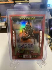Nick Chubb [Signature Red Zone] #207 Football Cards 2023 Panini Score Prices