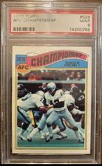 AFC Championship Football Cards 1977 Topps Prices