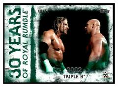 Triple H [Green] #RR-24 Wrestling Cards 2018 Topps WWE Undisputed 30 Years of Royal Rumble Prices