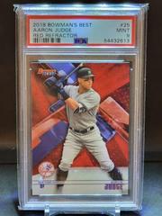 Aaron Judge [Red Refractor] #25 Baseball Cards 2018 Bowman's Best Prices