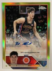 Reed Sheppard [Yellow] #CA-RS Basketball Cards 2023 Topps Chrome McDonald's All American Autographs Prices
