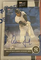 Aaron Judge [Autograph] #895B Baseball Cards 2021 Topps Now Prices