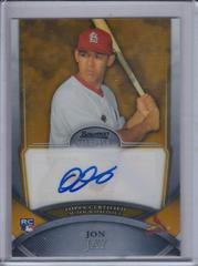 Jon Jay [Gold Refractor Autograph] #46 Baseball Cards 2010 Bowman Sterling Prices