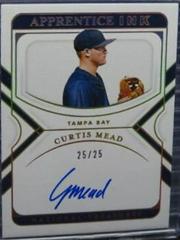 Curtis Mead [Holo Gold] Baseball Cards 2022 Panini National Treasures Apprentice Ink Autographs Prices