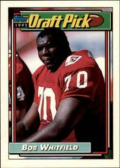 Bob Whitfield #534 Football Cards 1992 Topps Prices