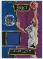 Stephen Curry [Purple Prizm] Basketball Cards 2021 Panini Select Selective Swatches Prices