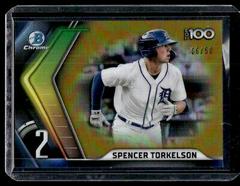 Spencer Torkelson [Gold] #BTP-2 Baseball Cards 2022 Bowman Scouts' Top 100 Prices