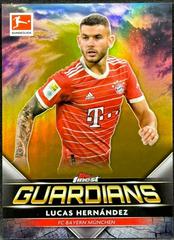 Lucas Hernandez [Gold] Soccer Cards 2022 Topps Finest Bundesliga Guardians Prices