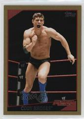 Cody Rhodes [Gold] #18 Wrestling Cards 2009 Topps WWE Prices