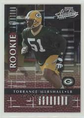 Torrance Marshall Football Cards 2001 Playoff Absolute Memorabilia Prices