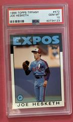 Joe Hesketh Baseball Cards 1986 Topps Tiffany Prices