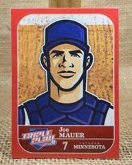 Joe Mauer Baseball Cards 2012 Panini Triple Play Stickers Prices