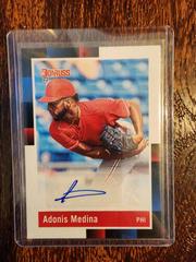 Adonis Medina [Holo] #R88S-AM Baseball Cards 2022 Panini Donruss Retro 1988 Signatures Prices