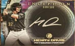Henry Davis #ISS-HD Baseball Cards 2022 Bowman Inception Silver Signings Autographs Prices