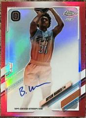Bryson Warren [Red Refractor] #CA-BW2 Basketball Cards 2021 Topps Chrome OTE Overtime Elite Autographs Prices