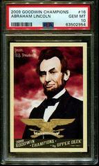 Abraham Lincoln #16 Baseball Cards 2009 Goodwin Champions Prices