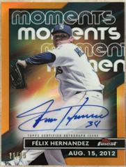 Felix Hernandez [Orange] #FMA-FH Baseball Cards 2023 Topps Finest Moments Autographs Prices