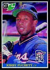 Kirby Puckett #107 Baseball Cards 1985 Leaf Prices