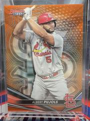 Albert Pujols [Orange] #21 Baseball Cards 2022 Bowman's Best Prices