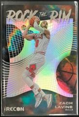Zach LaVine #19 Basketball Cards 2022 Panini Recon Rock the Rim Prices