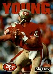 Steve Young Football Cards 1992 Skybox Impact Prices