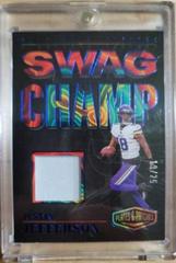 Justin Jefferson #SC-JJ Football Cards 2023 Panini Plates and Patches Swag Champ Prices