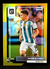Julian Alvarez [Optic Gold] Soccer Cards 2022 Panini Donruss Prices