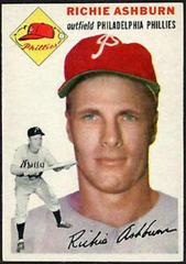 Richie Ashburn [Gray Back] Baseball Cards 1954 Topps Prices