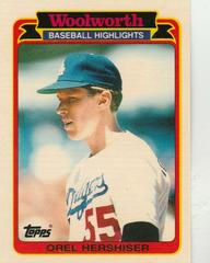 Orel Hershiser Baseball Cards 1989 Topps Woolworth Baseball Highlights Prices