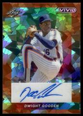 Dwight Gooden [Orange Crystal] #BA-DG1 Baseball Cards 2023 Leaf Vivid Autograph Prices