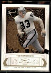 Ted Hendricks [Timeless Tributes Platinum] #142 Football Cards 2009 Panini Donruss Classics Prices