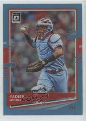 Yadier Molina [Carolina Blue] #102 Baseball Cards 2020 Panini Donruss Optic Prices