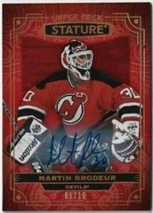 Martin Brodeur [Red Autograph] Hockey Cards 2022 Upper Deck Stature Prices