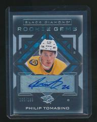 Philip Tomasino [Pure Black Signature] Hockey Cards 2021 Upper Deck Black Diamond Rookie Gems Prices