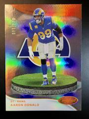 Aaron Donald [Orange] #FF-12 Football Cards 2023 Panini Certified Franchise Foundations Prices