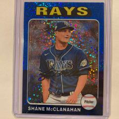 Shane McClanahan [Blue Sparkle Refractor] #225 Baseball Cards 2024 Topps Heritage Chrome Prices