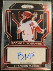Brandon Marsh #RA-BN Baseball Cards 2022 Panini Prizm Rookie Autographs Prices