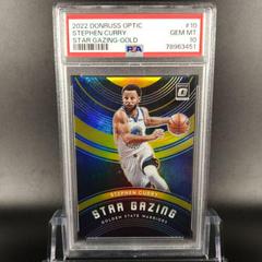 Stephen Curry [Gold] #10 Basketball Cards 2022 Panini Donruss Optic Star Gazing Prices