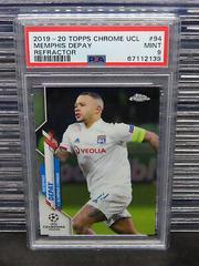 Memphis Depay [Refractor] Soccer Cards 2019 Topps Chrome UEFA Champions League Prices