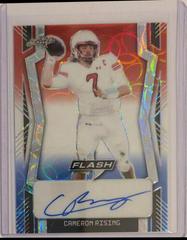 Cameron Rising [Kaleidoscope Red White Blue] #FF-CR1 Football Cards 2022 Leaf Flash Forward Autographs Prices