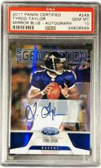 Tyrod Taylor [Mirror Blue Autograph] #248 Football Cards 2011 Panini Certified Prices