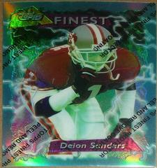 Deion Sanders [Refractor] Football Cards 1995 Topps Finest Prices