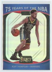 Klay Thompson #60 Basketball Cards 2021 Panini Select 75 Years of the NBA Prices