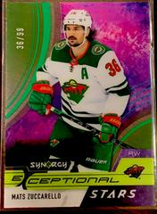 Mats Zuccarello [Green] Hockey Cards 2021 Upper Deck Synergy Exceptional Stars Prices