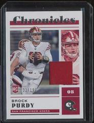 Brock Purdy [Jersey] #41 Football Cards 2022 Panini Chronicles Prices