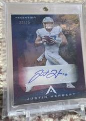 Justin Herbert [Purple] #ASC-JHE Football Cards 2021 Panini Chronicles Ascension Autographs Prices