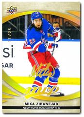Mika Zibanejad [Super Script] #5 Hockey Cards 2023 Upper Deck MVP Prices