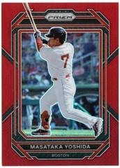 Masataka Yoshida [Red] #1 Baseball Cards 2023 Panini Prizm Prices