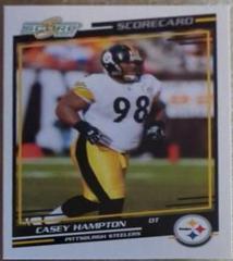 Casey Hampton [Scorecard] Football Cards 2004 Panini Score Prices