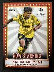 Karim Adeyemi Soccer Cards 2022 Topps UEFA Club Competitions Now Starring Prices